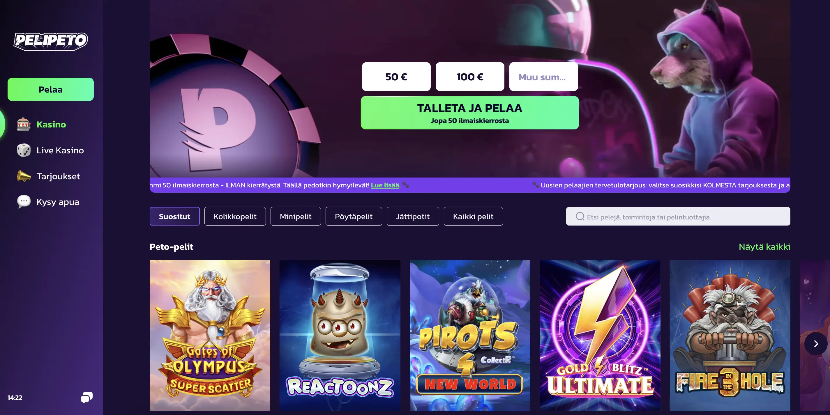 Mikä on kasino ilman rekisteröitymistä ja miten se toimii?